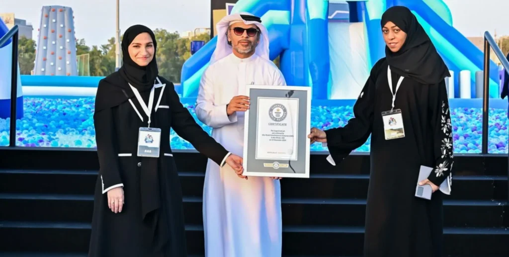 Mansour The Festival Abu Dhabi event with Guinness World Record largest ball pit by Solutions+