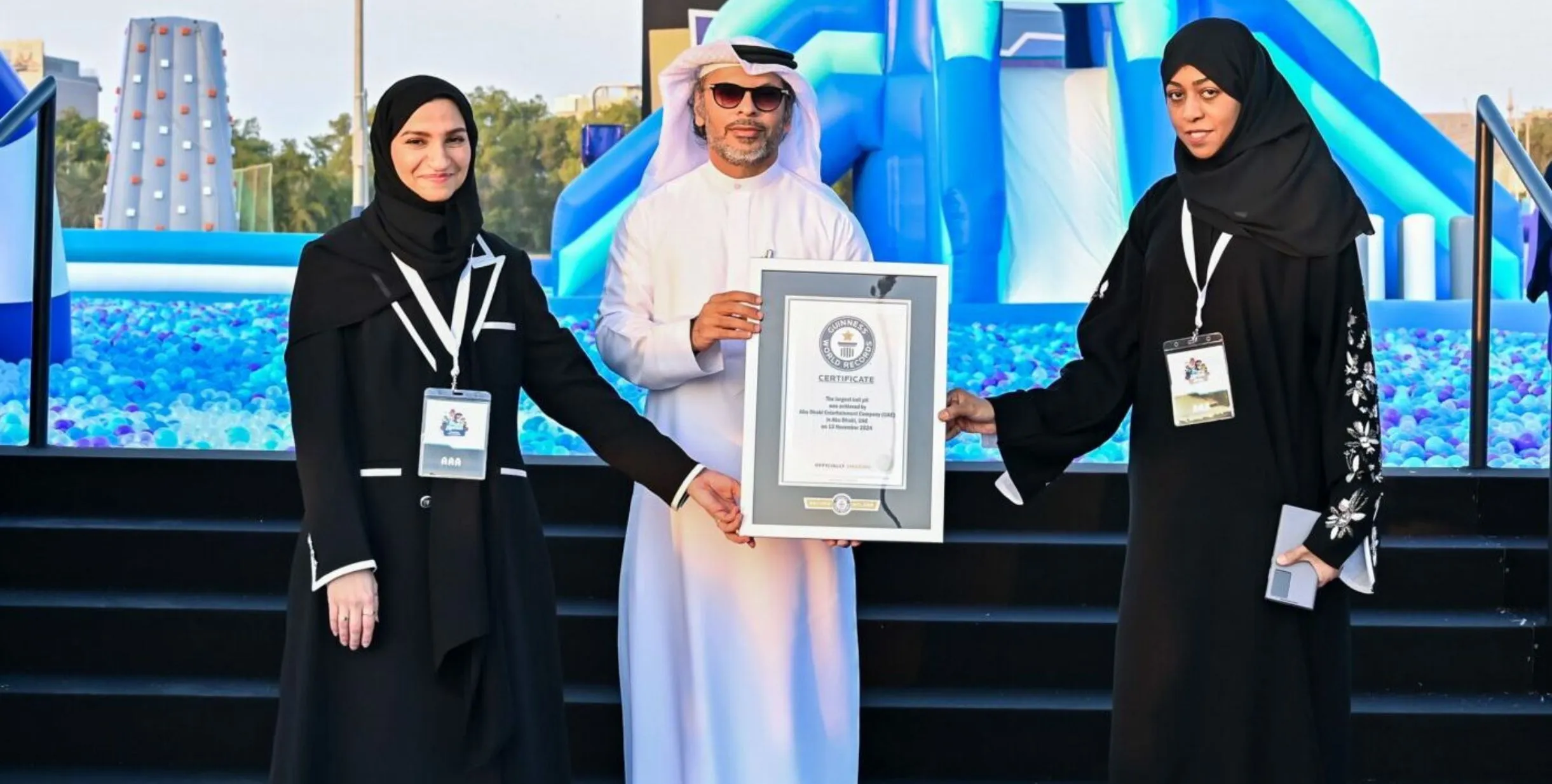 Mansour The Festival Abu Dhabi event with Guinness World Record largest ball pit by Solutions+